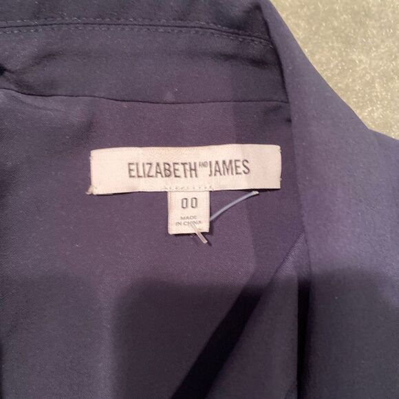 #510 ELIZABETH and JAMES Super Soft Navy Blazer - Picture 12 of 14